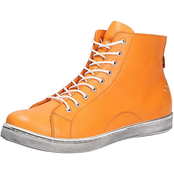 Andrea Conti Damen Sportiver Schnürschuh/Sneaker Sportliche Halbschuhe - Orange 3 Andrea Conti Damen Sportiver Schnürschuh/Sneaker Sportliche Halbschuhe - Orange
