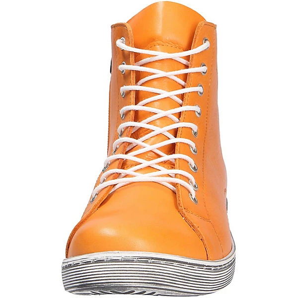 Andrea Conti Damen Sportiver Schnürschuh/Sneaker Sportliche Halbschuhe - Orange 8 Andrea Conti Damen Sportiver Schnürschuh/Sneaker Sportliche Halbschuhe - Orange – Bild 6
