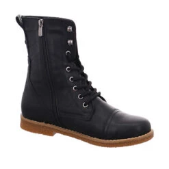 Andrea Conti Schnürboots Glattleder Uni Schnürstiefel - Schwarz -Andrea Conti Store 16388210 06