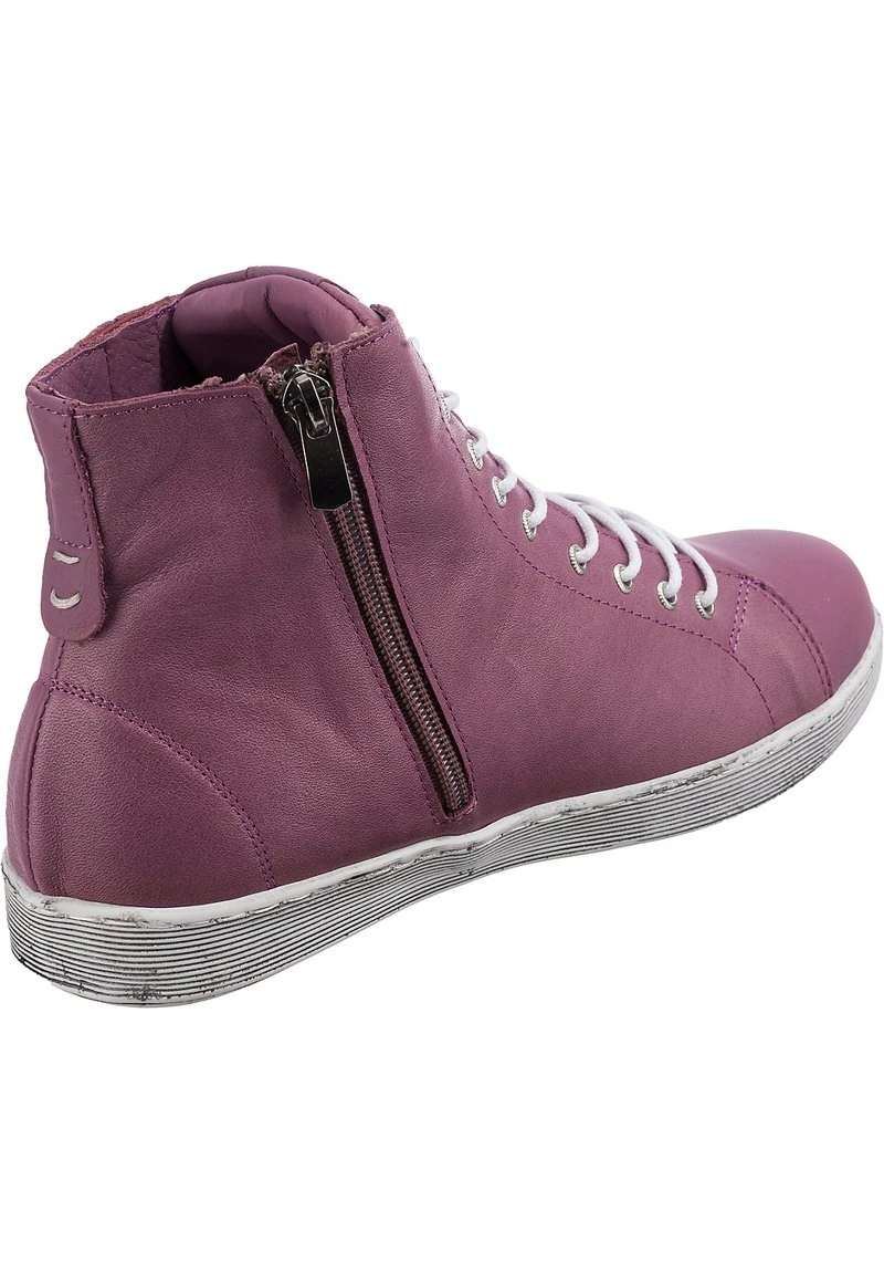 Andrea Conti Sneaker High - Lila 7 Andrea Conti Sneaker High - Lila – Bild 5