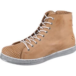 Andrea Conti Sneakers High - Camel
