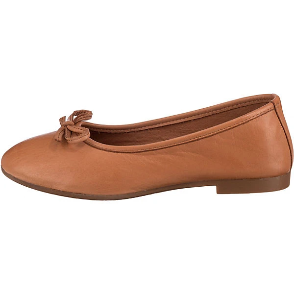 Andrea Conti Klassische Ballerinas - Cognac 5 Andrea Conti Klassische Ballerinas - Cognac – Bild 3