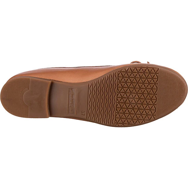 Andrea Conti Klassische Ballerinas - Cognac 9 Andrea Conti Klassische Ballerinas - Cognac – Bild 7