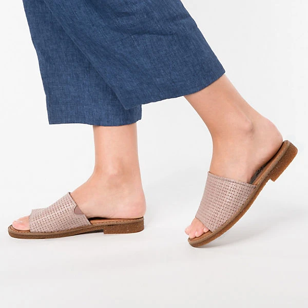 Andrea Conti Pantoletten - Pastellrosa 4 Andrea Conti Pantoletten - Pastellrosa – Bild 2