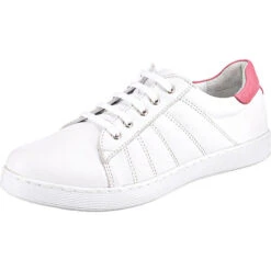 Andrea Conti Sneakers Low - Weiß/koralle