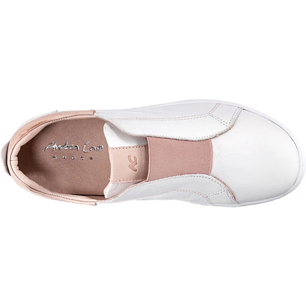 Andrea Conti Slip-On-Sneaker - Weiß-kombi 8 Andrea Conti Slip-On-Sneaker - Weiß-kombi – Bild 6