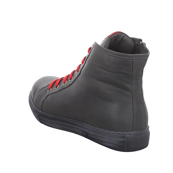 Andrea Conti Damen Stiefeletten Schuhe Schnürboots Elegant Freizeit Glattleder Uni Schnürstiefeletten - Anthrazit 6 Andrea Conti Damen Stiefeletten Schuhe Schnürboots Elegant Freizeit Glattleder Uni Schnürstiefeletten - Anthrazit – Bild 4