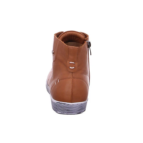 Andrea Conti Sneakers High - Cognac 6 Andrea Conti Sneakers High - Cognac – Bild 4