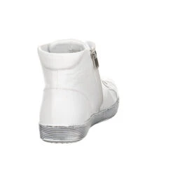 Andrea Conti Damen Schnürhalbschuhe Schnürschuh Freizeit Sport Schuhe Glattleder Uni Schnürschuhe - Weiß -Andrea Conti Store 24298356 09