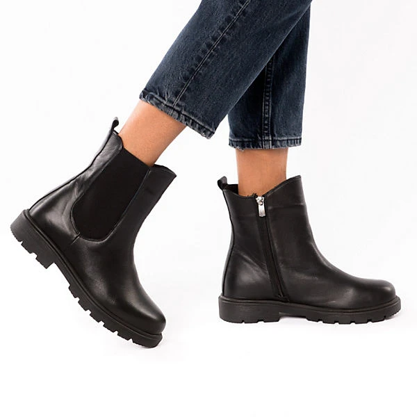 Andrea Conti Chelsea Boots - Schwarz 4 Andrea Conti Chelsea Boots - Schwarz – Bild 2