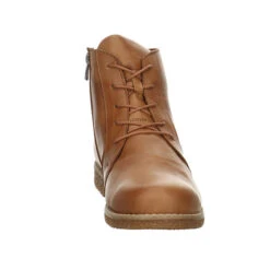 Andrea Conti Damen Stiefeletten Schuhe Boots Elegant Freizeit Glattleder Uni Schnürstiefeletten - Braun -Andrea Conti Store 26626198 03