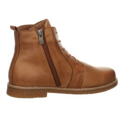 Andrea Conti Damen Stiefeletten Schuhe Boots Elegant Freizeit Glattleder Uni Schnürstiefeletten - Braun -Andrea Conti Store 26626198 05