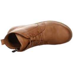 Andrea Conti Damen Stiefeletten Schuhe Boots Elegant Freizeit Glattleder Uni Schnürstiefeletten - Braun -Andrea Conti Store 26626198 08