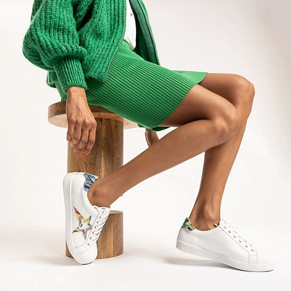 Andrea Conti Sneakers Low - Weiß-kombi 4 Andrea Conti Sneakers Low - Weiß-kombi – Bild 2