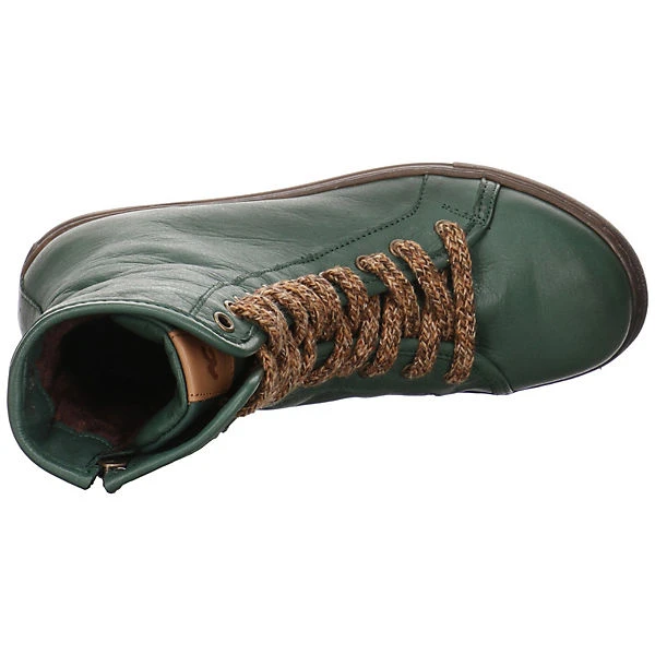Andrea Conti Schnürstiefelette Glattleder Uni Schnürstiefel - Grün 10 Andrea Conti Schnürstiefelette Glattleder Uni Schnürstiefel - Grün – Bild 8