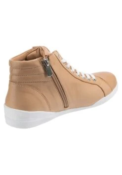 Andrea Conti Sneaker High - Camel -Andrea Conti Store 2df0db65e7a3460fb0c8722271db1a24
