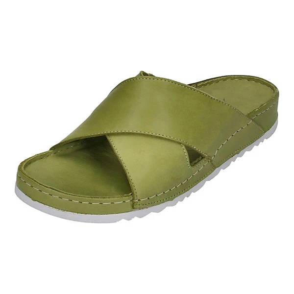 Andrea Conti 1885915-262 Pantoletten - Grün 3 Andrea Conti 1885915-262 Pantoletten - Grün