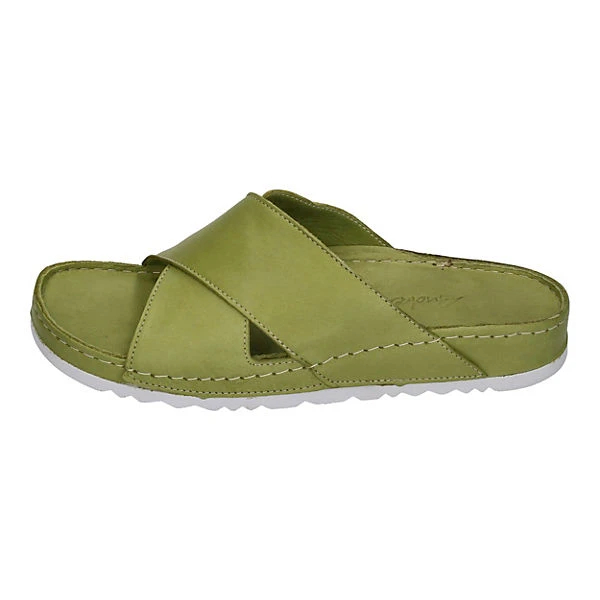 Andrea Conti 1885915-262 Pantoletten - Grün 4 Andrea Conti 1885915-262 Pantoletten - Grün – Bild 2