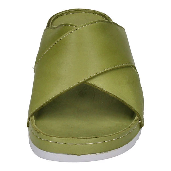 Andrea Conti 1885915-262 Pantoletten - Grün 5 Andrea Conti 1885915-262 Pantoletten - Grün – Bild 3