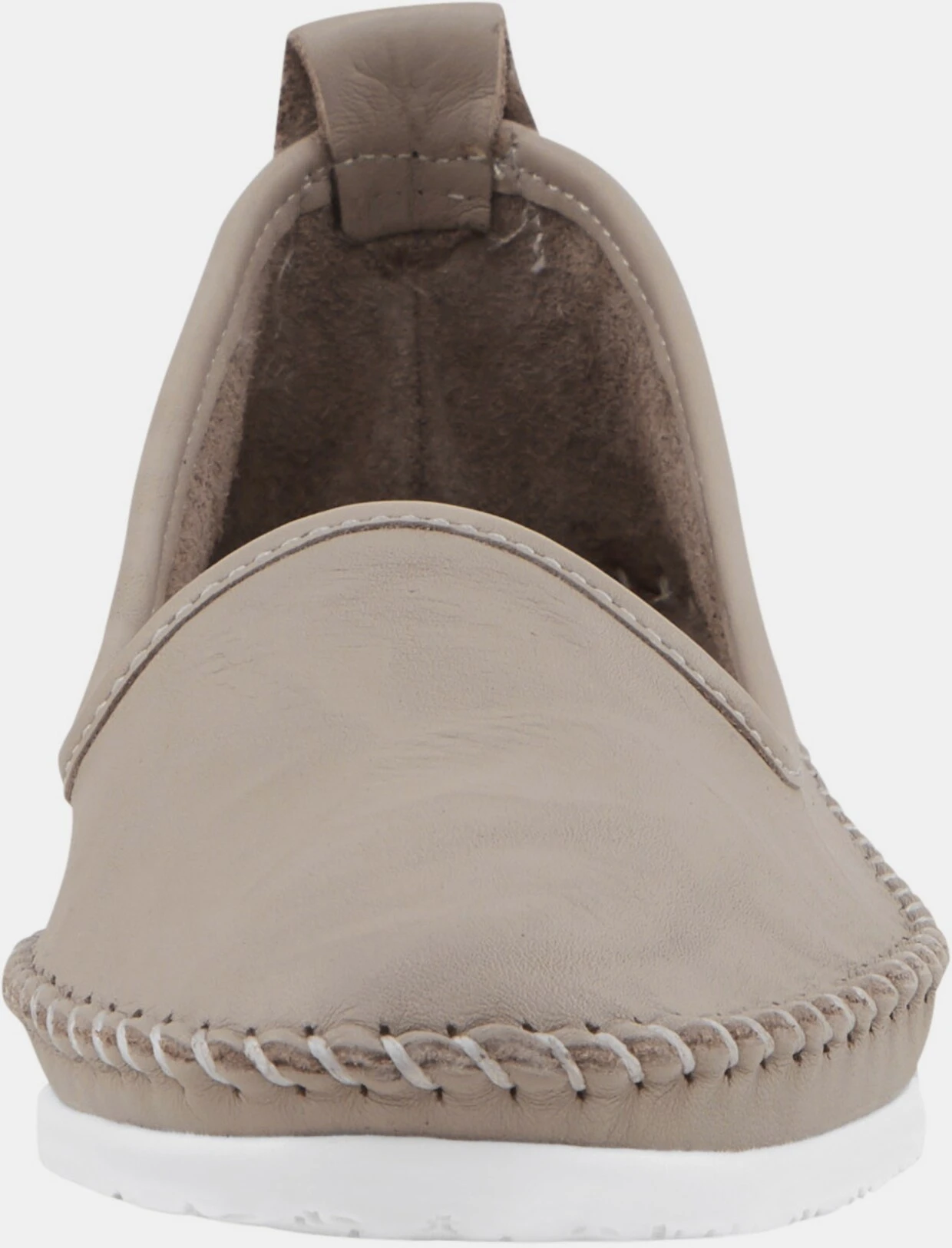 Andrea Conti Slipper In Taupe 4 Andrea Conti Slipper In Taupe – Bild 2