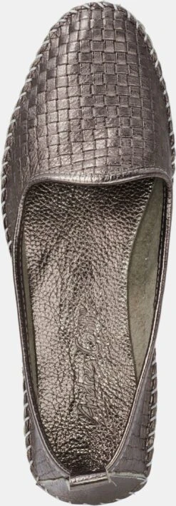 Andrea Conti Slipper In Platinfarben -Andrea Conti Store 5a7c9571c4469247759ccdb9e50d7d78