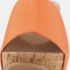 Andrea Conti Pantolette In Orange -Andrea Conti Store 61b67eebdc4fc13ab1f27f8b3ce25556