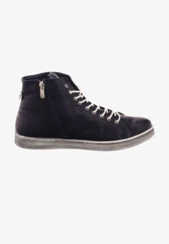 Andrea Conti 0503-ESGANO - Sneaker High - Dunkelblau Silber