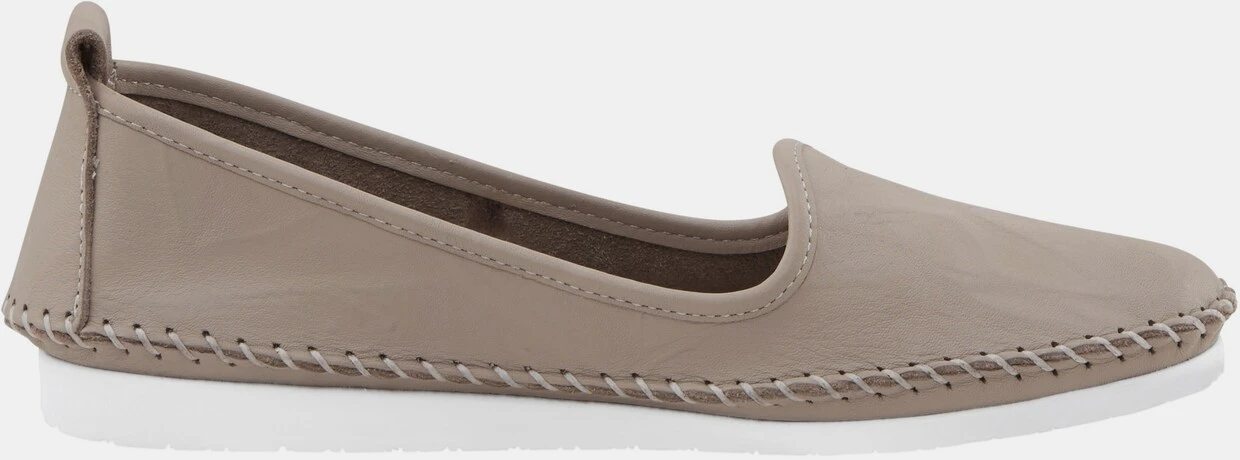 Andrea Conti Slipper In Taupe 5 Andrea Conti Slipper In Taupe – Bild 3