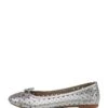 Andrea Conti Leder-Ballerinas In Silber -Andrea Conti Store andrea conti leder ballerinas in silber