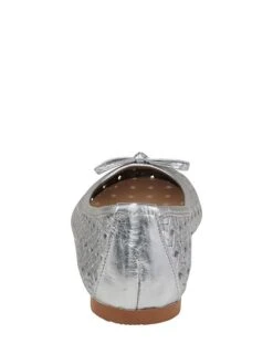 Andrea Conti Leder-Ballerinas In Silber -Andrea Conti Store andrea conti leder ballerinas in silber 3