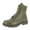 Andrea Conti Leder-Boots In Khaki -Andrea Conti Store andrea conti leder boots in khaki