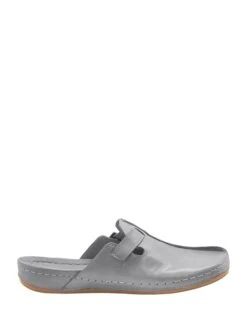 Andrea Conti Leder-Clogs In Grau -Andrea Conti Store andrea conti leder clogs in grau 2