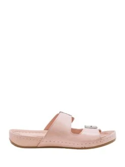 Andrea Conti Leder-Pantoletten In Rosa -Andrea Conti Store andrea conti leder pantoletten in rosa 2