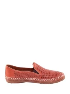 Andrea Conti Leder-Slipper In Rot -Andrea Conti Store andrea conti leder slipper in rot 2