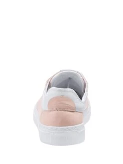 Andrea Conti Leder-Sneakers In Weiß/ Rosa -Andrea Conti Store andrea conti leder sneakers in weiss rosa 3