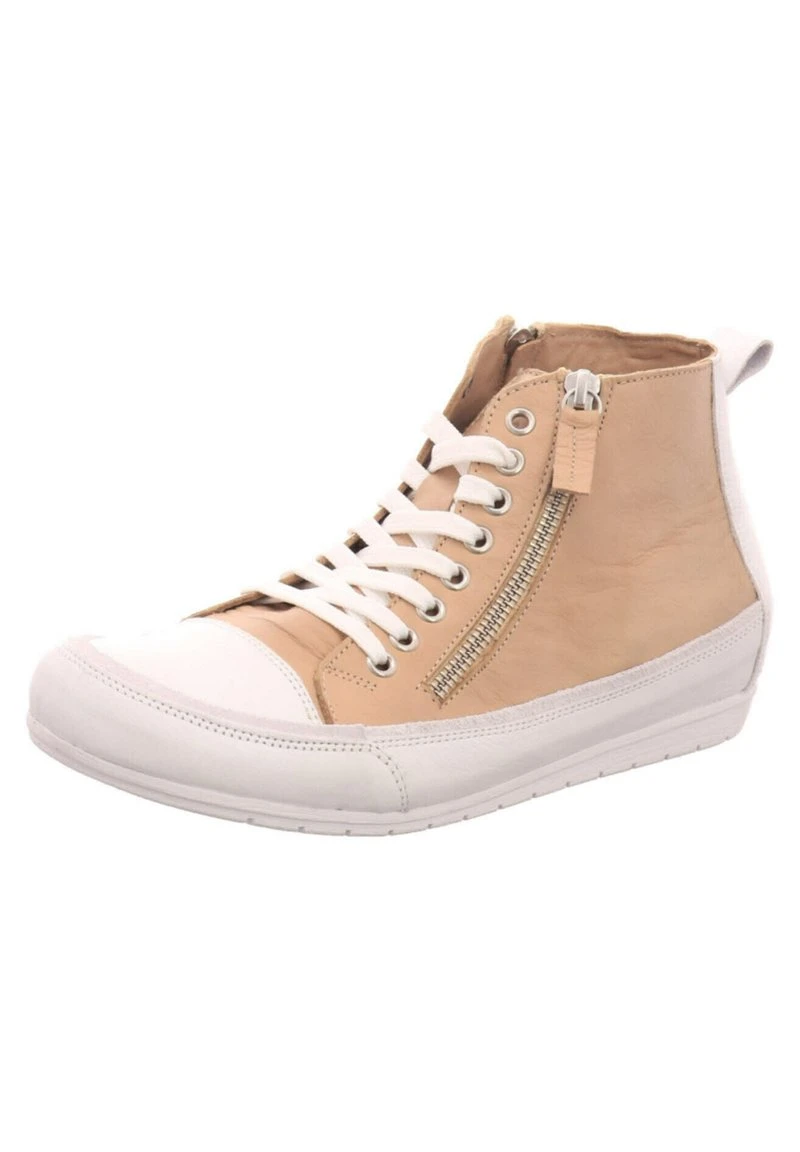 Andrea Conti 0503-ESGANO - Sneaker High - Camel/weiss 4 Andrea Conti 0503-ESGANO - Sneaker High - Camel/weiss – Bild 2